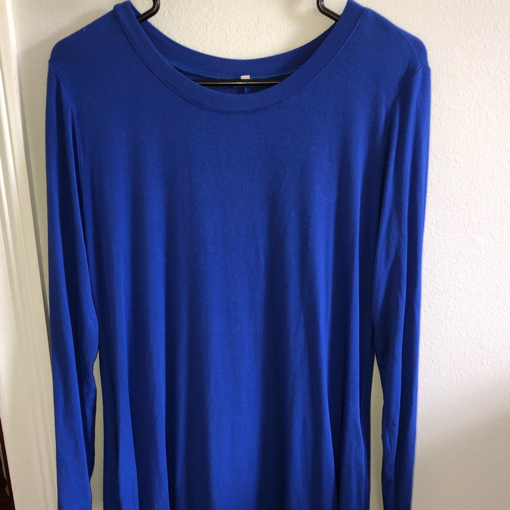 Blue dress